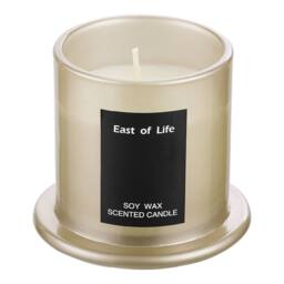 Garden Sanctuary Soy Wax Scented Candle Lychee & White Tea in Grey - thumbnail 7