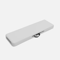 sweeek Foldable Plastic Reception Table With Bench in White - thumbnail 4