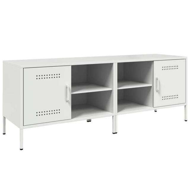 Berkfield Home TV Cabinets 2 pcs White 68x39x50.5 cm Steel - image 1
