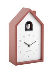 PRESENT TIME Karlsson Alarm Clock Modern Cuckoo - Red Ochre - thumbnail 3