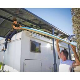 Palram Alpine Carport Kit 8500 RV - L863 x W352 x H307 - Grey - thumbnail 6