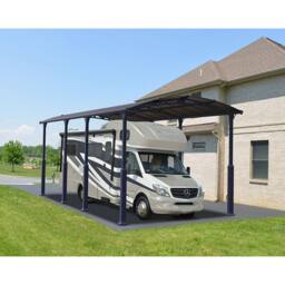 Palram Alpine Carport Kit 8500 RV - L863 x W352 x H307 - Grey - thumbnail 7