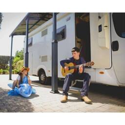 Palram Alpine Carport Kit 8500 RV - L863 x W352 x H307 - Grey - thumbnail 3