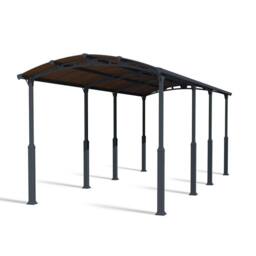 Palram Alpine Carport Kit 8500 RV - L863 x W352 x H307 - Grey - thumbnail 1