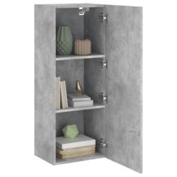 Berkfield Home TV Wall Cabinet Concrete Grey 40.5x30x102 cm Engineered Wood - thumbnail 5