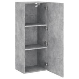 Berkfield Home TV Wall Cabinet Concrete Grey 40.5x30x102 cm Engineered Wood - thumbnail 6