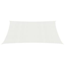 Berkfield Home Sunshade Sail 160 g/m ² White 5x6 m HDPE - thumbnail 2
