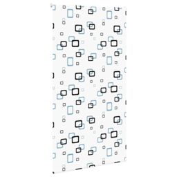 Berkfield Home Shower Roller Blind 120x240 cm Fabric Width 116 cm in White - thumbnail 3