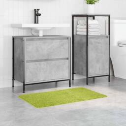 Berkfield Home Stylish Bath Mat Rectangular Green 50x80 cm Polypropylen Non-Slip - Size: Medium - thumbnail 1