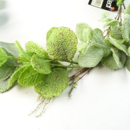 Leaf 125cm Artificial Hanging Trailing Mint Garland Plant in Green - thumbnail 3