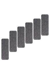Living and Home 14Pcs Dark Grey Non-Slip Self-Adhesive Thin Stair Treads, 55cm W x 20cm D x 0.2cm H - Size: 55 cm W x 20 cm D x 0.2 cm H - thumbnail 2