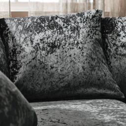 Snugg Furniture UK Limited Aurora Crushed Velvet 2 Seater Sofa in Black - thumbnail 5