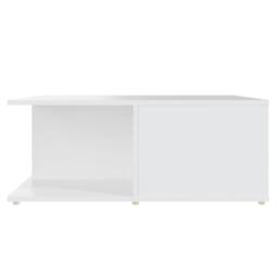 Berkfield Home Coffee Table White 80x80x31 cm Engineered Wood - Size: 80 x 80 x 31 cm - thumbnail 5