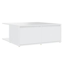 Berkfield Home Coffee Table White 80x80x31 cm Engineered Wood - Size: 80 x 80 x 31 cm - thumbnail 1