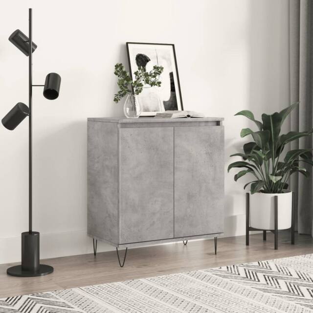 Berkfield Home Sideboard Concrete Grey 60x35x70 cm Engineered Wood - Size: 60 x 35 x 70 cm - image 1