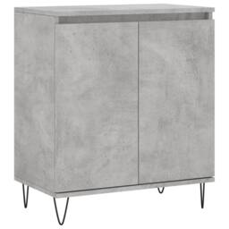 Berkfield Home Sideboard Concrete Grey 60x35x70 cm Engineered Wood - Size: 60 x 35 x 70 cm - thumbnail 2