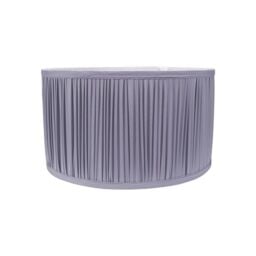 ValueLights Jess Fabric Ruched Pleated Ceiling Floor Table Small Drum Lamp Shade with Bulb in Baby Blue - thumbnail 2