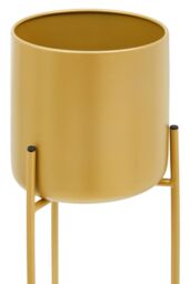 Orsina Avento Large Floor Planter in Gold - thumbnail 3