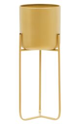Orsina Avento Large Floor Planter in Gold - thumbnail 1