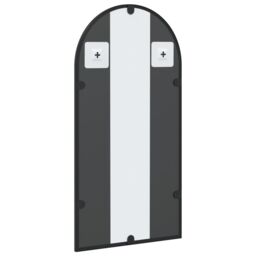 Berkfield Home Wall Mirror Black 30x60 cm Arch Iron - thumbnail 5