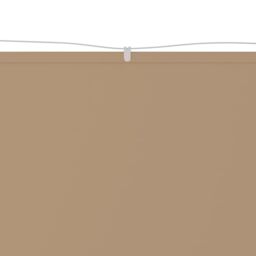 Berkfield Home Vertical Awning Taupe 140x800 cm Oxford Fabric in Beige - thumbnail 2