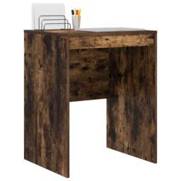 Berkfield Home Modern Writing Desk Smoked Oak Engineered Wood 60 x 50 x 76 cm in Brown