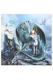 KDMD Protector of Magick Light Up LED Canvas Plaque in Teal - thumbnail 1