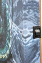 KDMD Protector of Magick Light Up LED Canvas Plaque in Teal - thumbnail 3