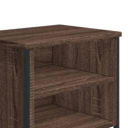 Berkfield Home Bedside Cabinet Brown Oak 40x30x40 cm Engineered Wood - Size: 40 x 30 x 40 cm - thumbnail 8