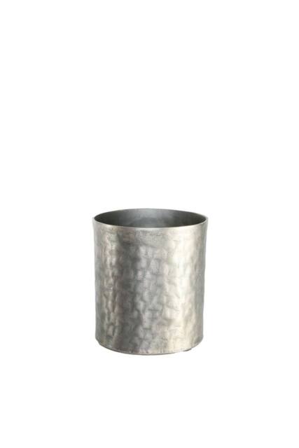 KDMD Apollo Cylinder Antique Silver Pot 17cm - image 1