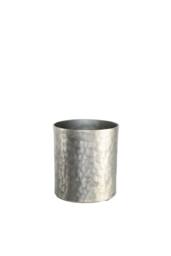 KDMD Apollo Cylinder Antique Silver Pot 17cm - thumbnail 1