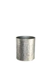 KDMD Apollo Cylinder Antique Silver Pot 17cm - thumbnail 2