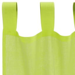Berkfield Home Voile Curtains with Tab Top 2 pcs Apple Green - thumbnail 5