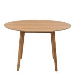 Furniture To Go A-Line Round Dining Table in White Oak in Light Oak - thumbnail 2