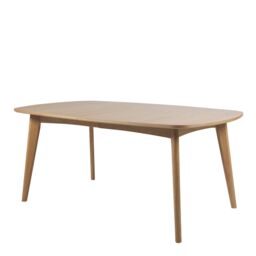 Furniture To Go A-Line Round Dining Table in White Oak in Light Oak - thumbnail 4