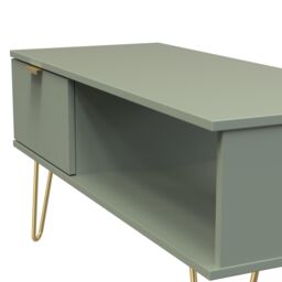 Ready Assembled 2 U Fuji 1 Drawer Coffee Table (Ready Assembled) in Pale Green - thumbnail 4