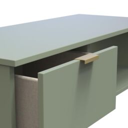 Ready Assembled 2 U Fuji 1 Drawer Coffee Table (Ready Assembled) in Pale Green - thumbnail 5