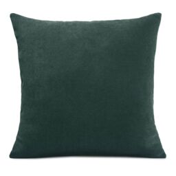 Luxury Living Velvet Chenille Cushion in Green - Size: 55 cm x 55 cm - thumbnail 3