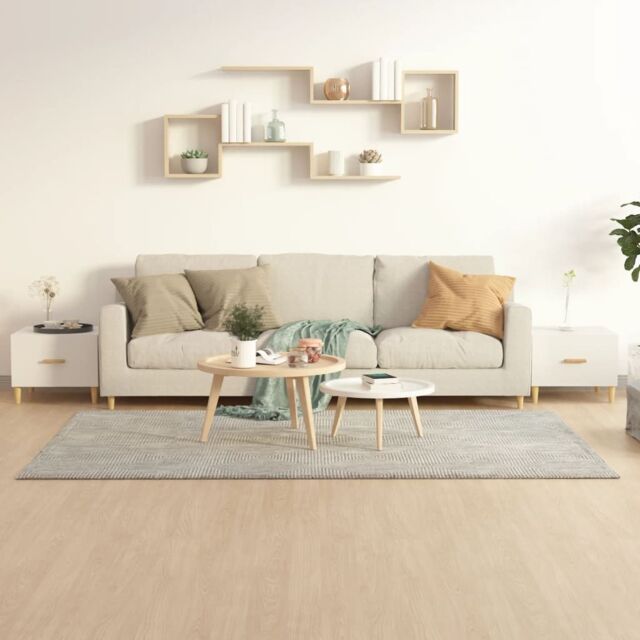 Berkfield Home Coffee Tables 2 pcs High Gloss White 50x50x40 cm Engineered Wood - Size: 50 x 50 x 40 cm - image 1