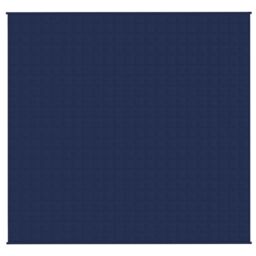 Berkfield Home Weighted Blanket Blue 220x240 cm King 11 kg Fabric - thumbnail 3