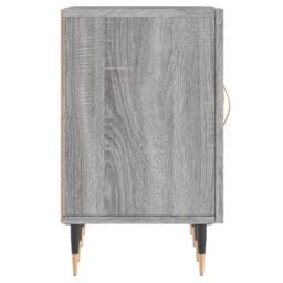 Berkfield Home TV Cabinet Grey Sonoma 150x30x50 cm Engineered Wood - Size: 150 x 30 x 50 cm - thumbnail 7