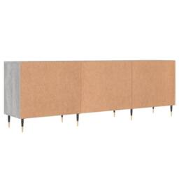 Berkfield Home TV Cabinet Grey Sonoma 150x30x50 cm Engineered Wood - Size: 150 x 30 x 50 cm - thumbnail 8