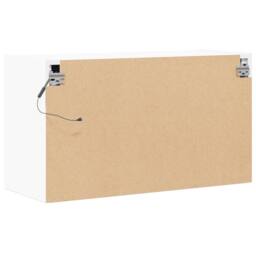 Berkfield Home TV Wall Cabinet with LED Lights White 80x31x45 cm - Size: 80 x 31 x 45 cm - thumbnail 8