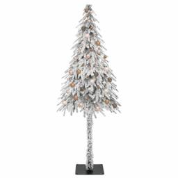 Berkfield Home Christmas Tree with 300 LEDs White 210 cm PE & Steel - thumbnail 4