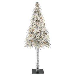 Berkfield Home Christmas Tree with 300 LEDs White 210 cm PE & Steel - thumbnail 3
