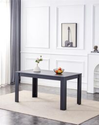 KOSY KOALA Dining Table Dark Grey Wood Kitchen Place for 4 Seats, Dining Table Only (Dark Grey H 75 x L 117 x W 77 cm) - thumbnail 1