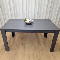 KOSY KOALA Dining Table Dark Grey Wood Kitchen Place for 4 Seats, Dining Table Only (Dark Grey H 75 x L 117 x W 77 cm) - thumbnail 2