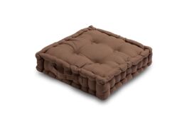 Snug City Chunky Booster Cushion in Chocolate - Size: 45 cm x 45 cm - thumbnail 2
