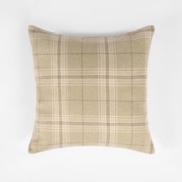 OHS 4 Pack Woven Check Cushion Covers Printed Soft in Light Green - Size: 45 cm x 45 cm - thumbnail 2