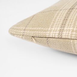 OHS 4 Pack Woven Check Cushion Covers Printed Soft in Light Green - Size: 45 cm x 45 cm - thumbnail 5